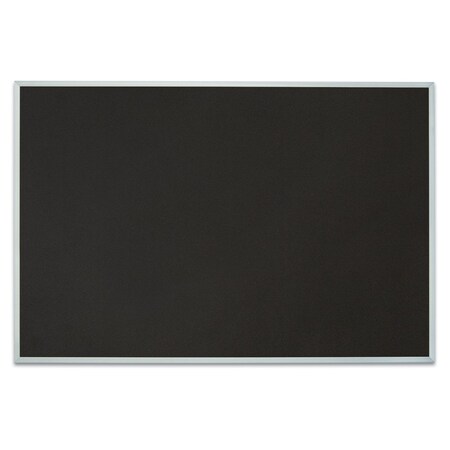 United Visual Products Corkboard, Fabric, Blk/Burg, 1 Dr, 36 x 36" UV302-BLACK-DBURGU